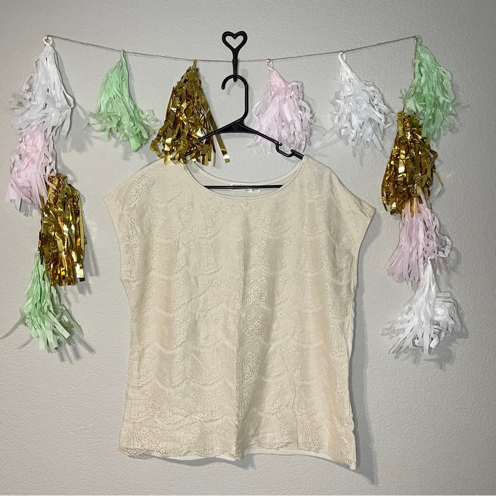 Faded Glory Tan Blouse